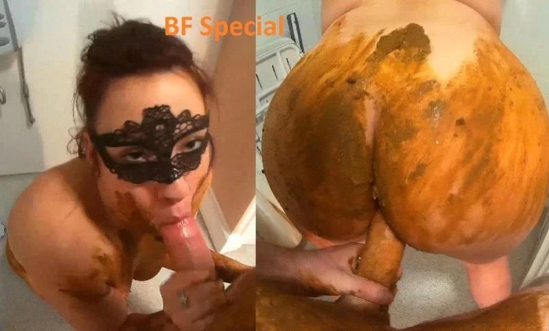 FSpec-786 - Big shit sticks out of girl asshole in the toilet. - FullHD [2024]
